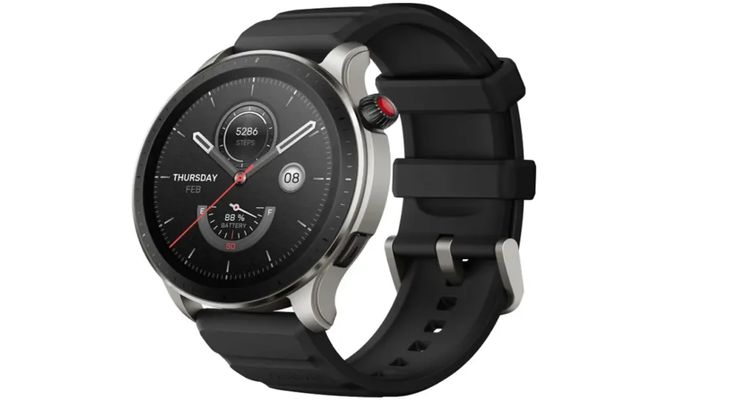 Amazfit GTR 4 smartwatch! Stunning AMOLED display, fitness tracking, and a 14-day battery life await you. Get yours on smartchina.io now!