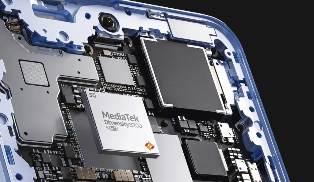 "MediaTek Dimensity 8200 Ultra chipset inside Xiaomi phone – performance-focused hardware"