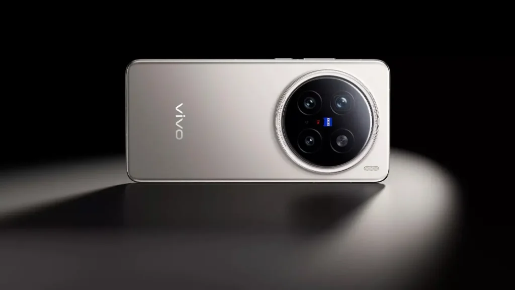 Rear camera system close-up of Vivo X200 Pro with ZEISS lens