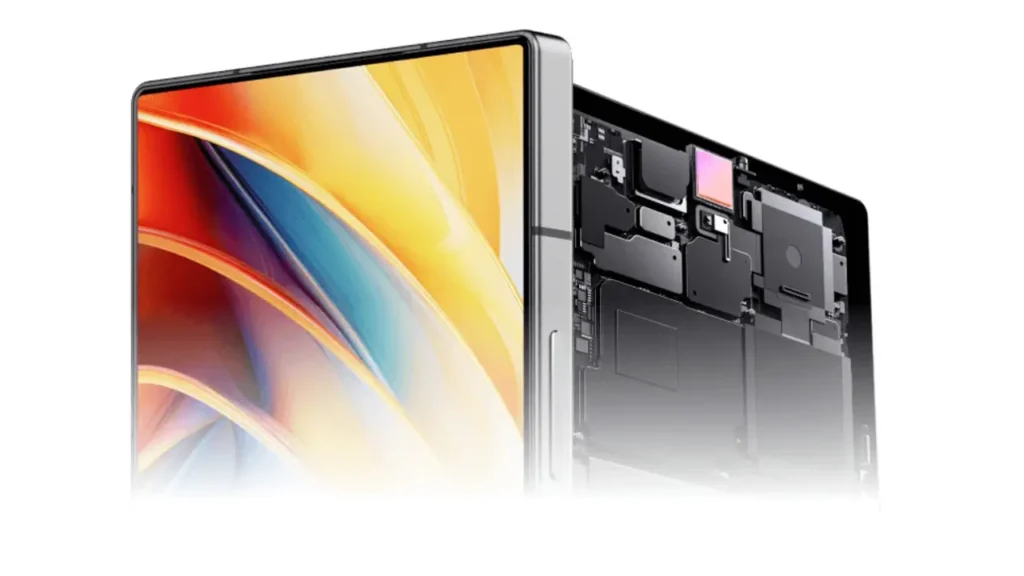 ZTE Nubia Z60 Ultra internal hardware and vibrant display close-up