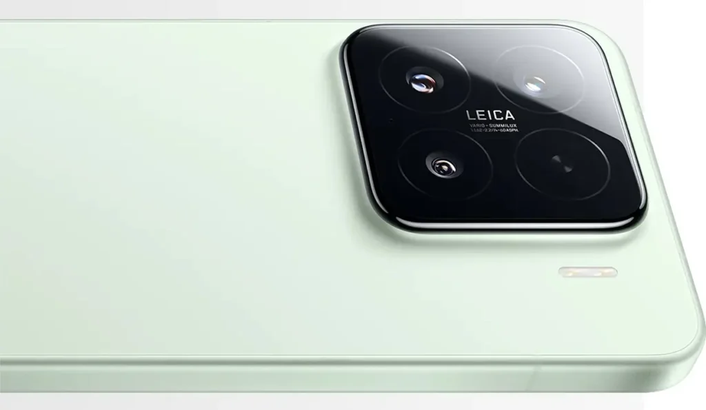 Xiaomi 15 camera bump close-up with Leica logo