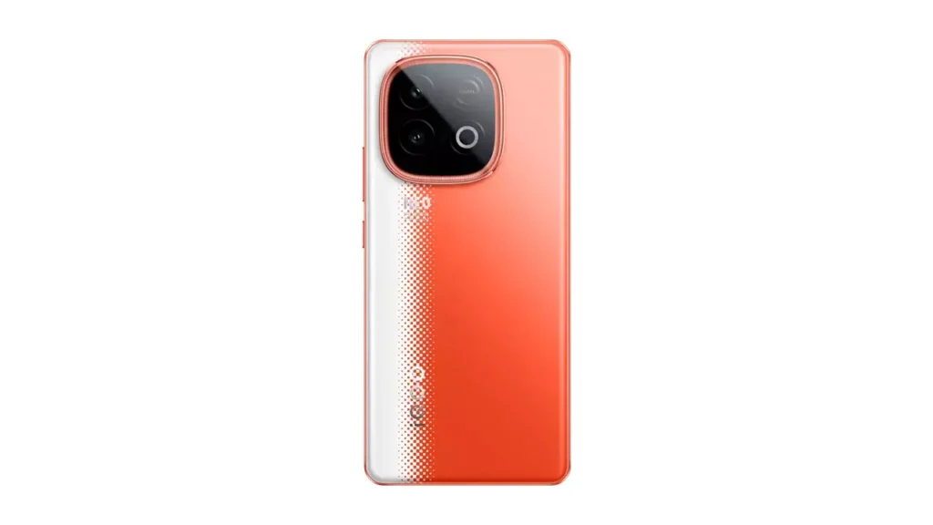 Neo 10 smartphone back design in orange gradient