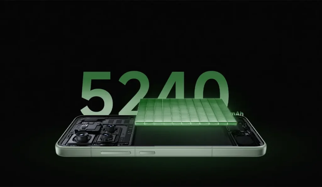 Xiaomi 15 5240mAh battery visual display
