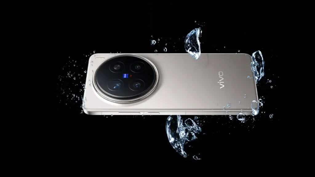 Vivo X200 Pro waterproof capability demonstration