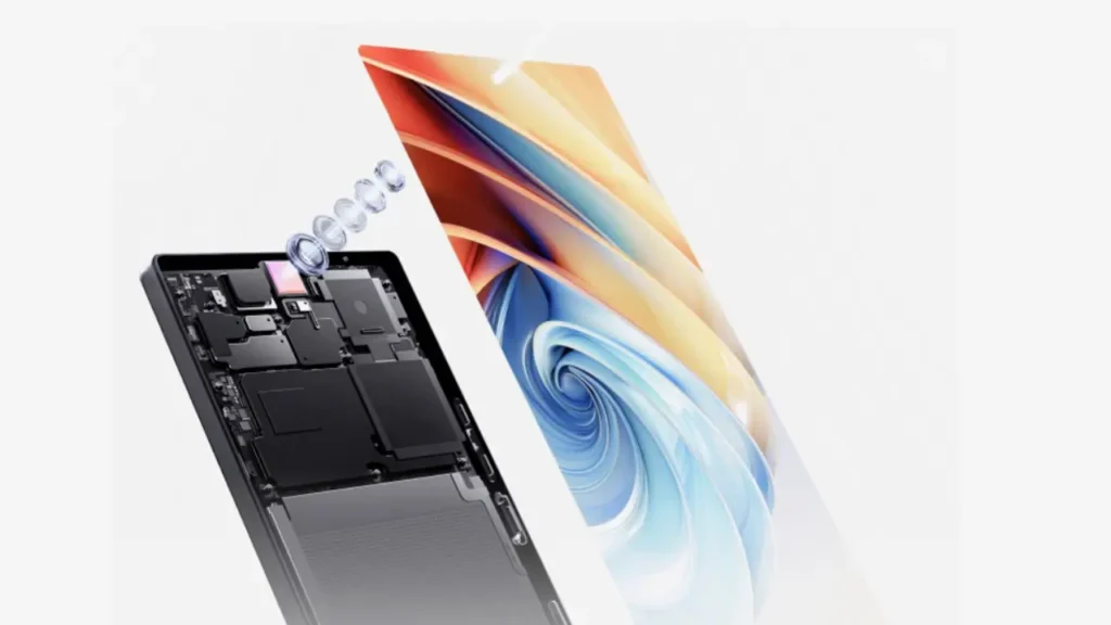 ZTE Nubia Z60 Ultra under-display camera lens system with layered sensor integration