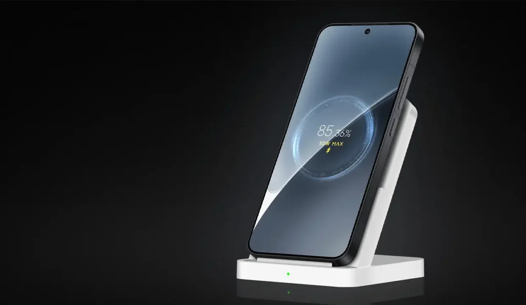 Xiaomi 15 wireless charging demo
